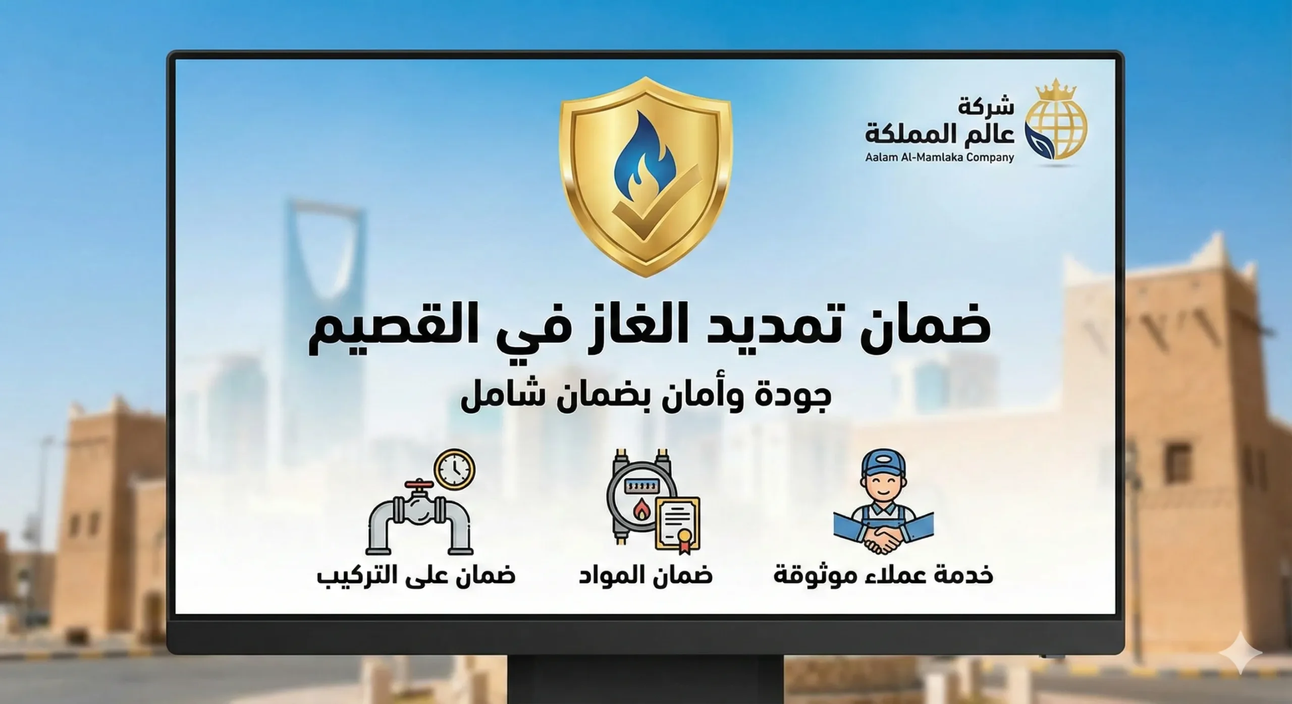 ضمان تمديد الغاز